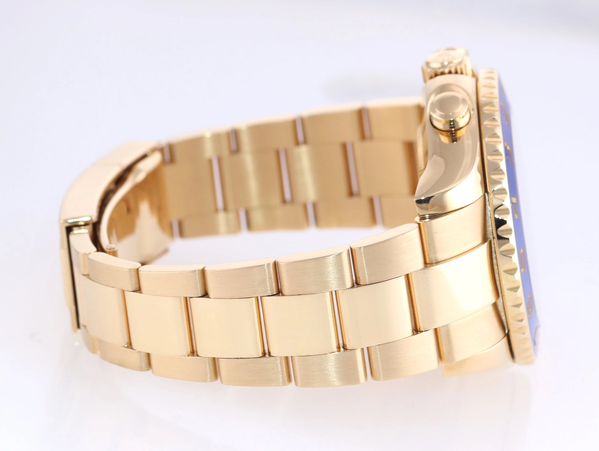 2016 PAPERS BLUE HANDS Rolex Yacht-Master 2 Yellow Gold 116688 44mm Watch Box