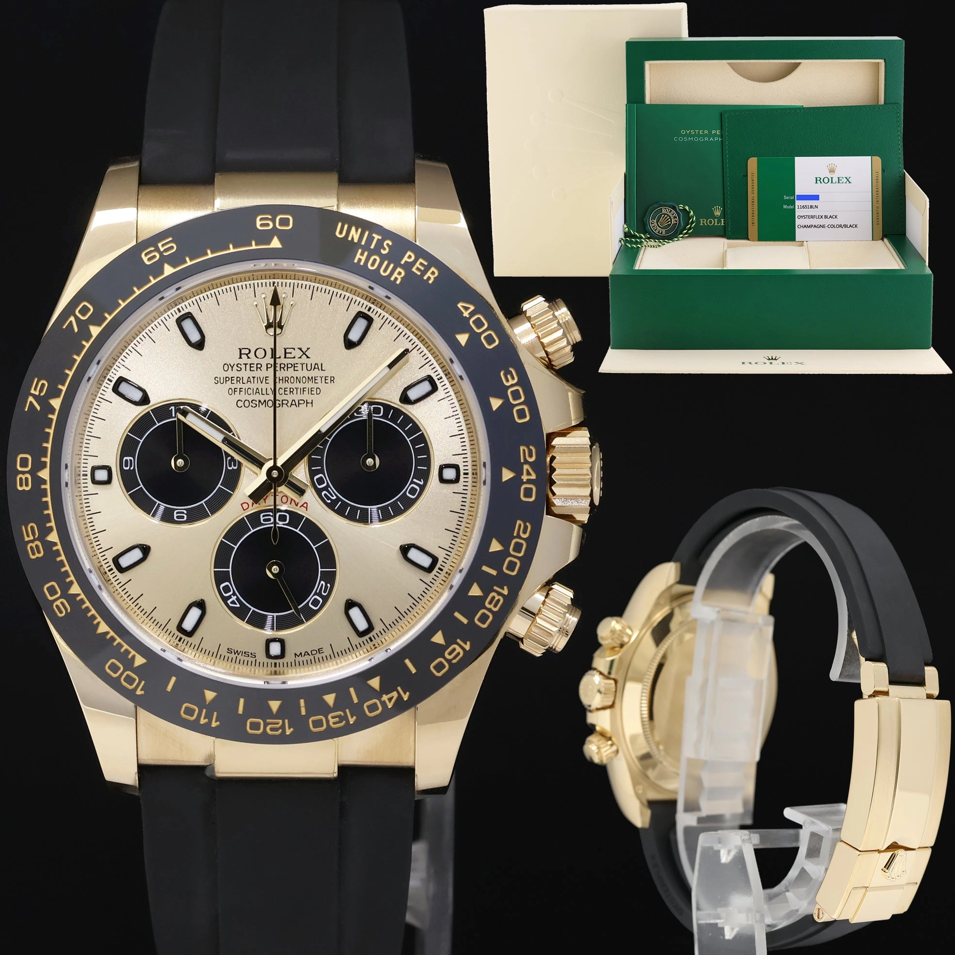 2019 MINT PAPERS Rolex Daytona 116518LN Yellow Gold Pikachu Ceramic Watch Box