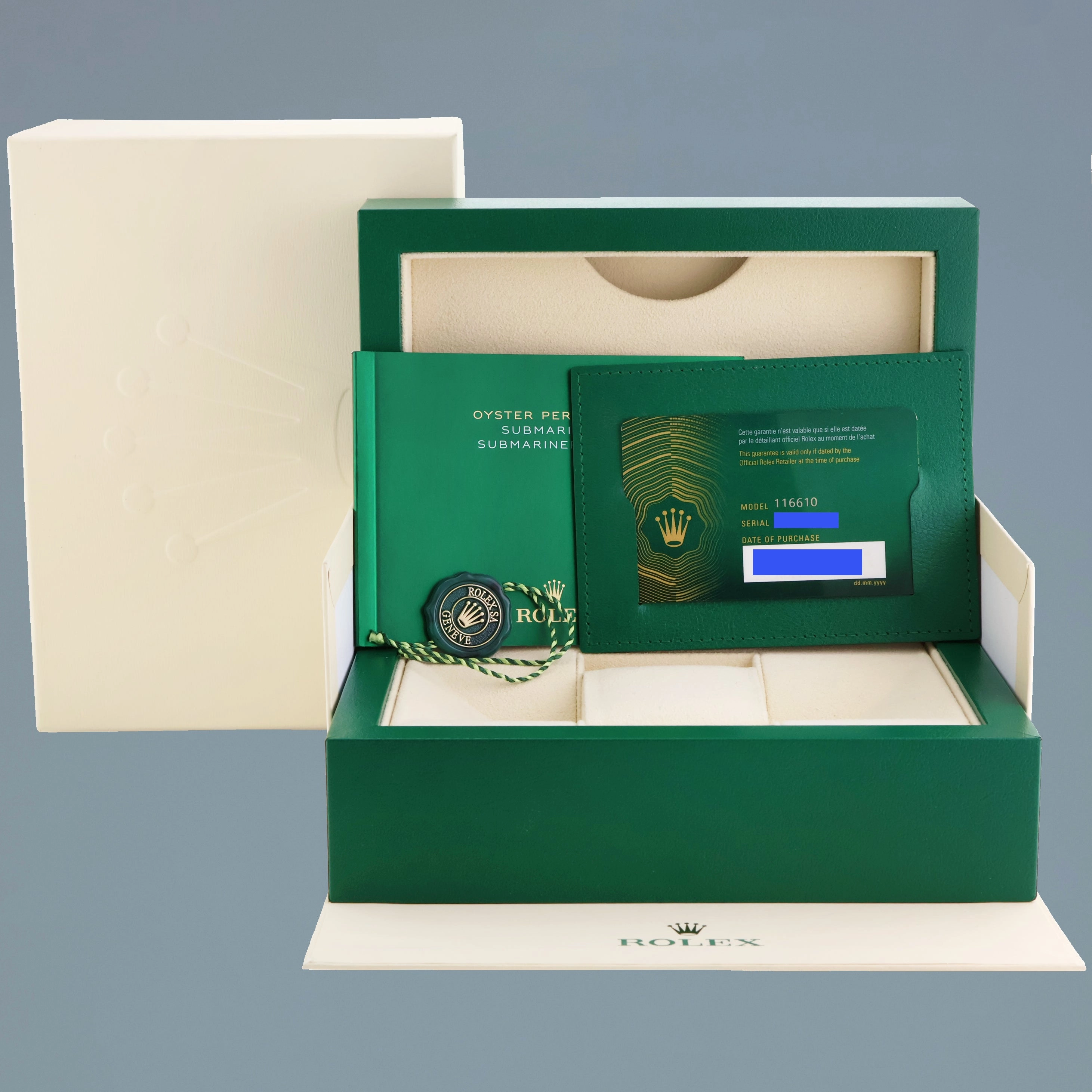 2020 NEW PAPERS Rolex Submariner Date 116610 LN Steel Black Ceramic Bezel 40mm Watch