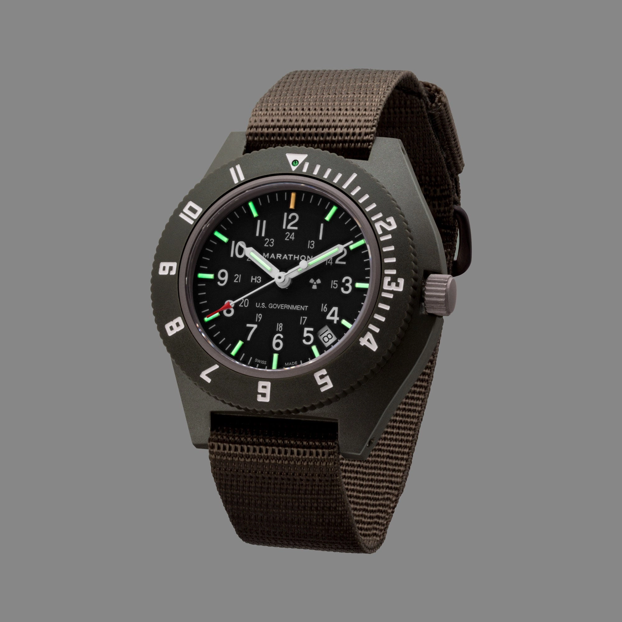 41mm Sage Green Pilot's Navigator with Date (Quartz)