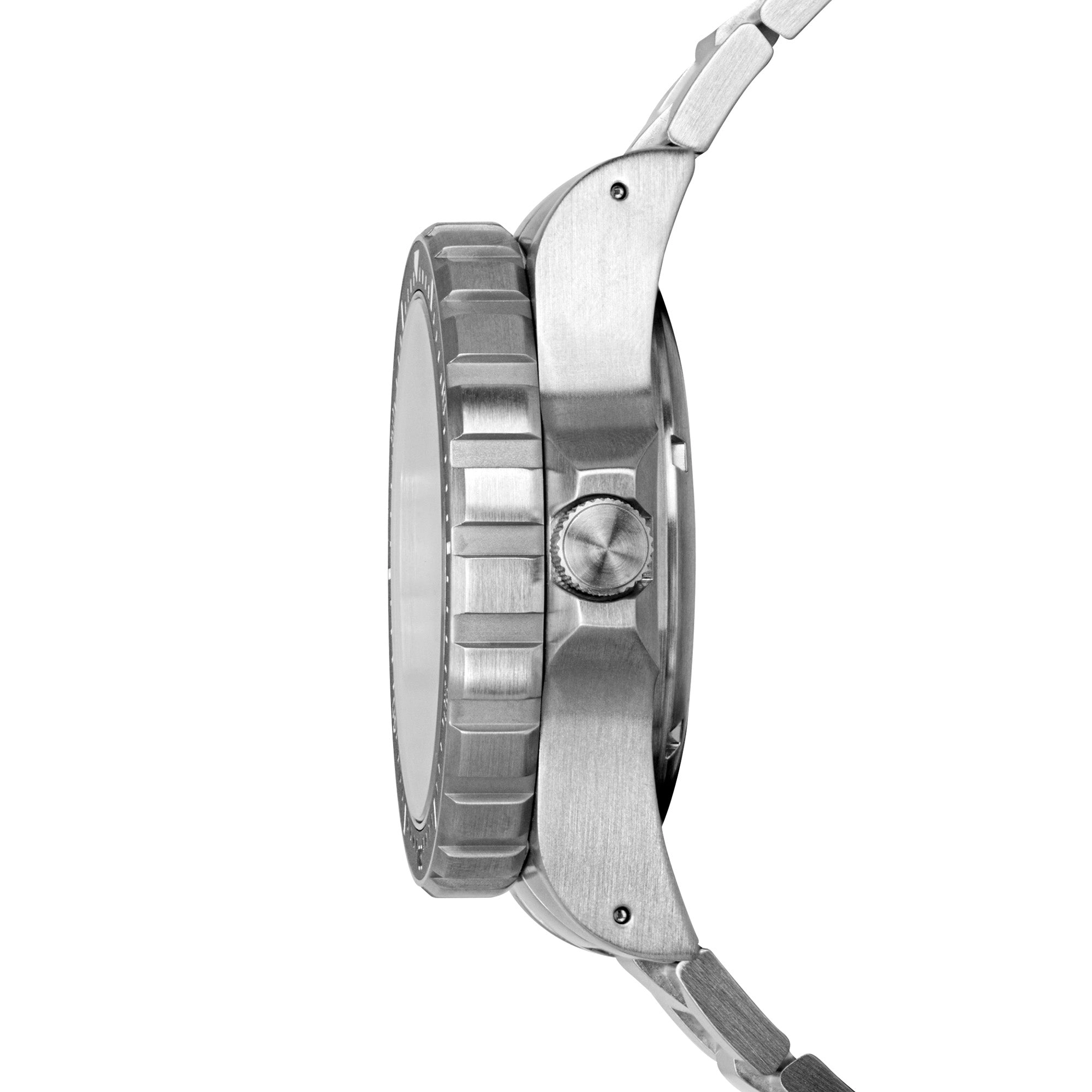 46mm Red Maple Jumbo Diver's Quartz (JSAR) with Stainless Steel Bracelet