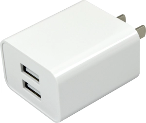 AC Wall Charger Dual Port USB 2.4 Amp - 12 Pieces Per Pack 24467