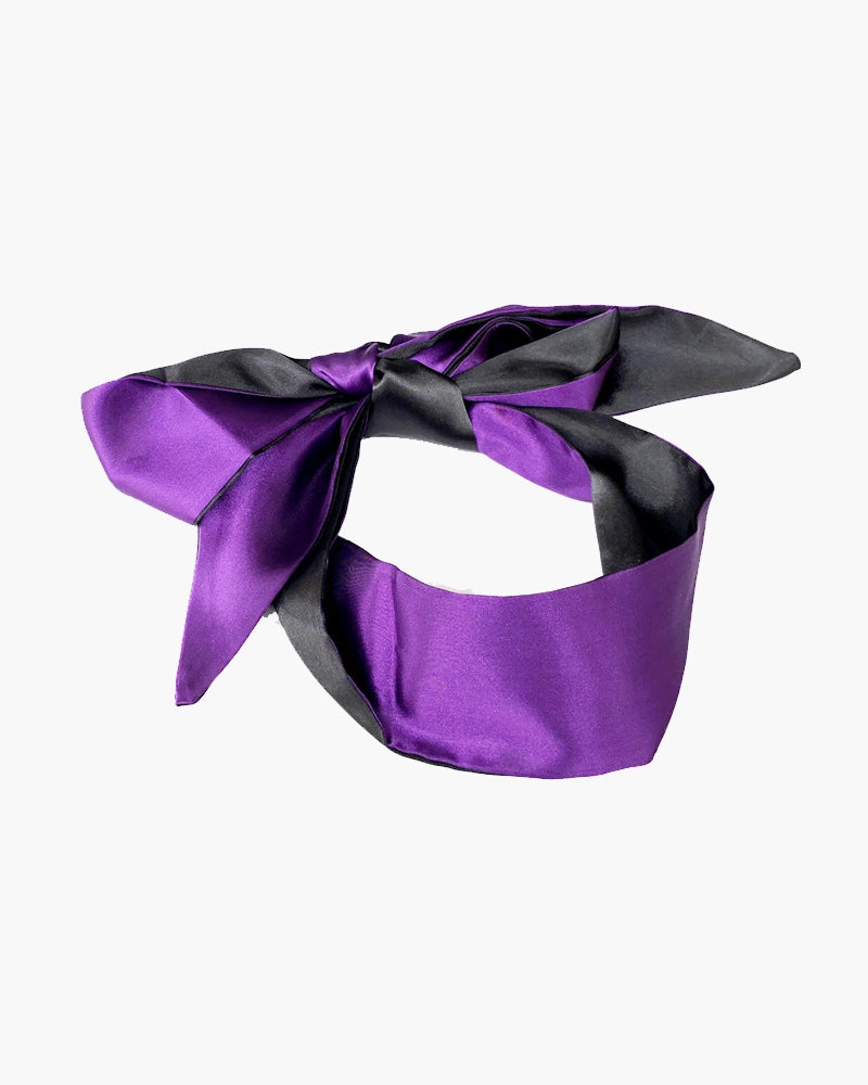 Adjustable 62" Satin Silk Eye Mask Kit