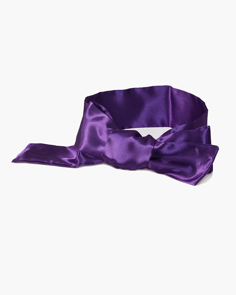 Adjustable 62" Satin Silk Eye Mask Kit