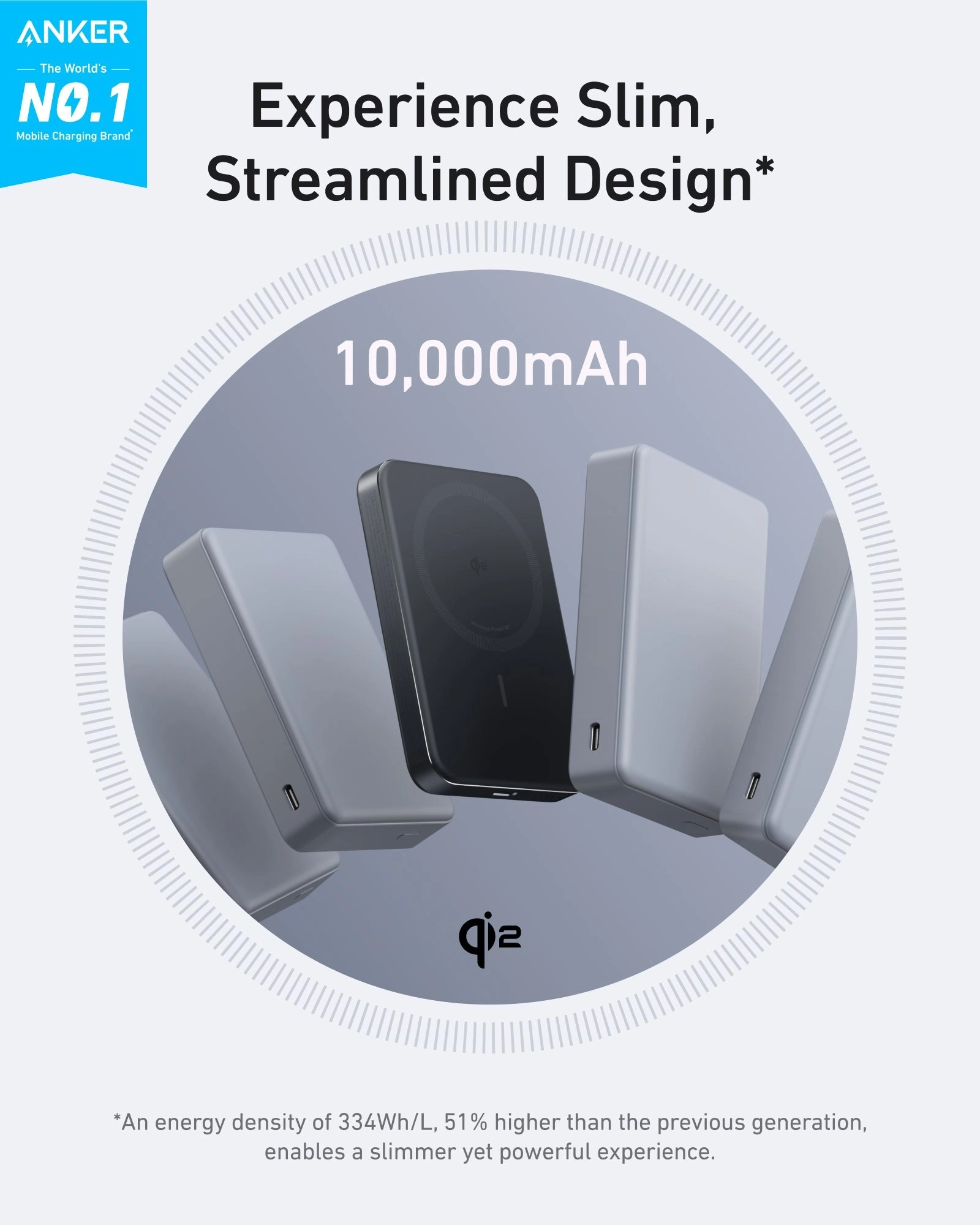 Anker MagGo Wireless Charging Station (3-in-1, Dock Stand) and  Power Bank (10K, Slim)