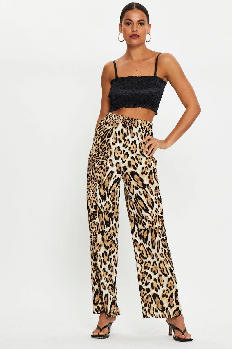 Black Shirred Cami