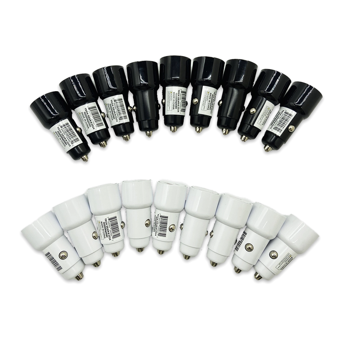 Car Charger Dual Port USB / USB-C 20 Watts - 18 Pieces Per Pack 24465