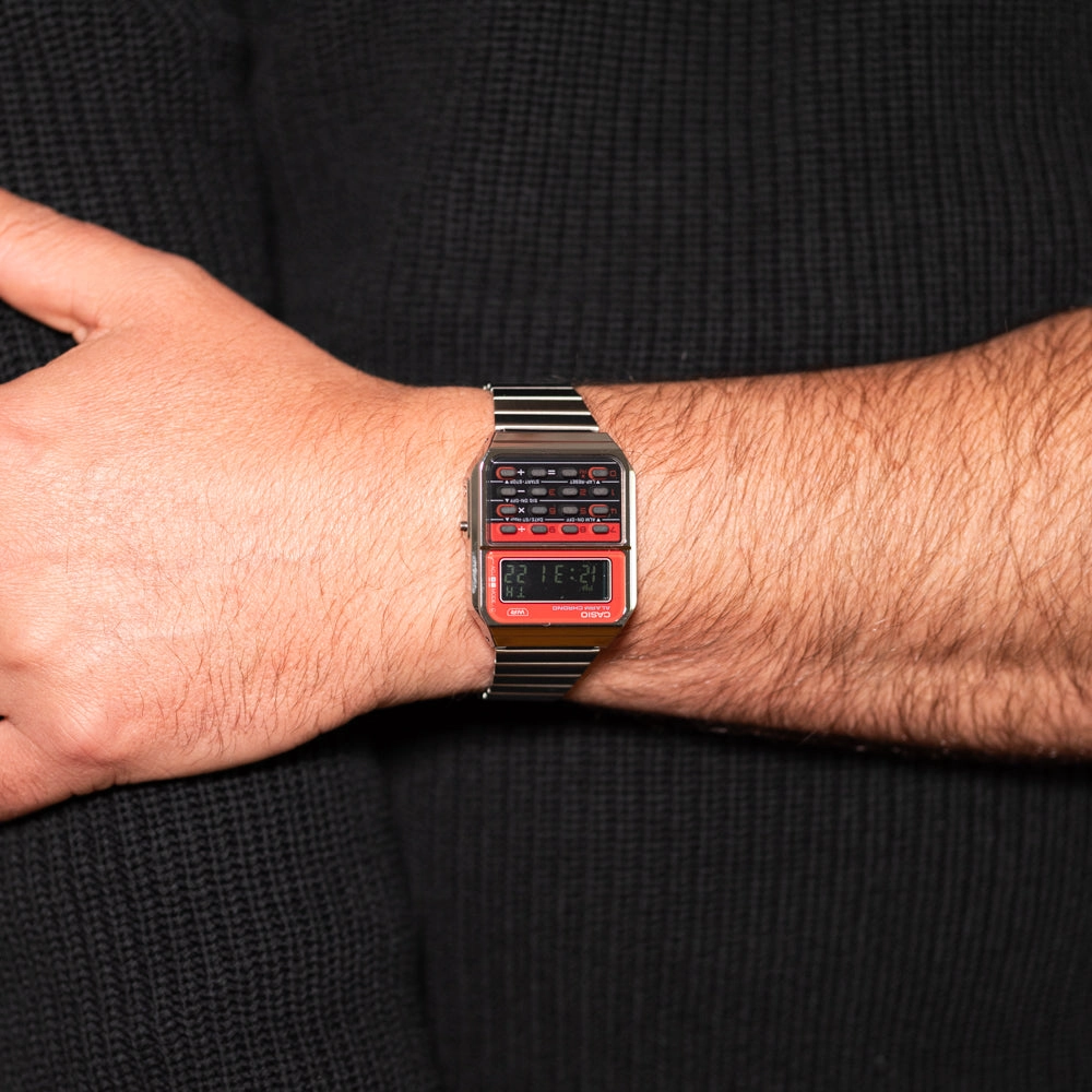 Casio CA500WE-4B Vintage Calculator Watch