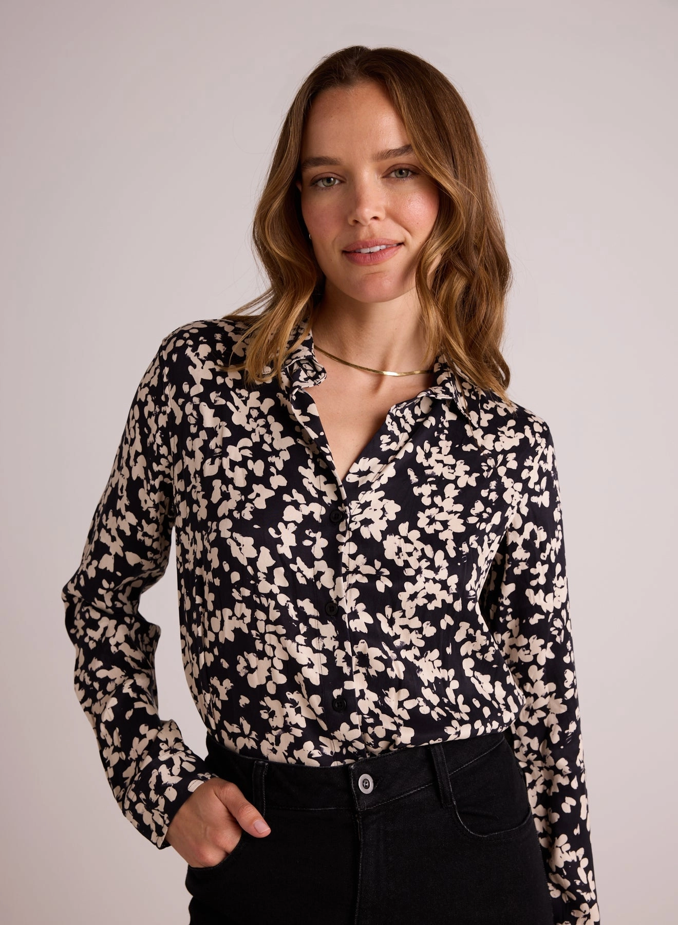 Clean Shirt - Ditsy Floral Print