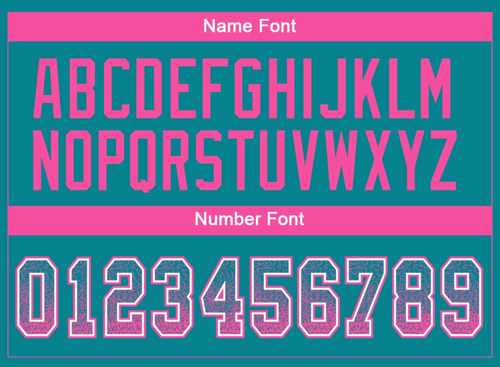 Custom Teal Pink-White Mesh Drift Fashion Football Jersey