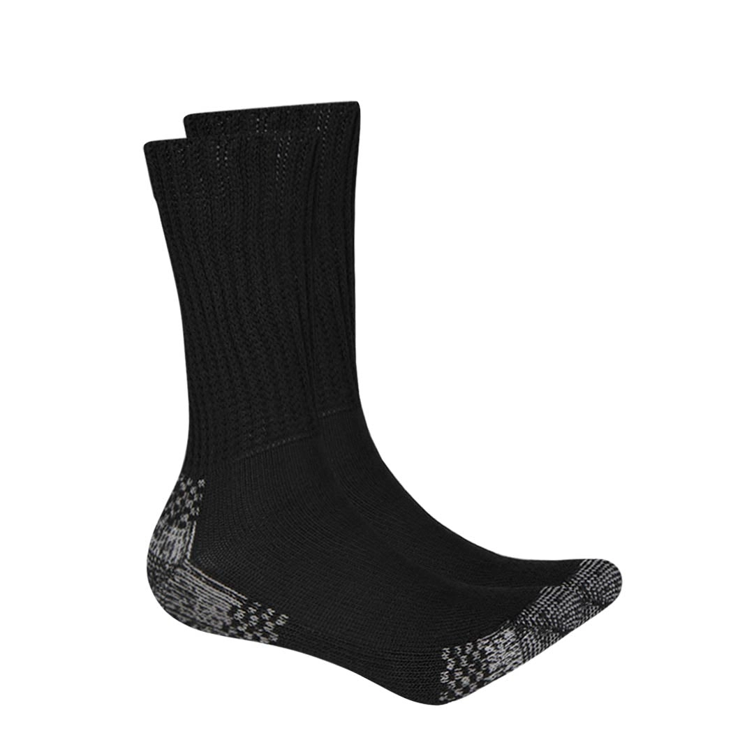 Dr.Scholls - Women's 2 Pack Advanced Relief Crew Socks (DSW22014C2C4D01 BLACK)