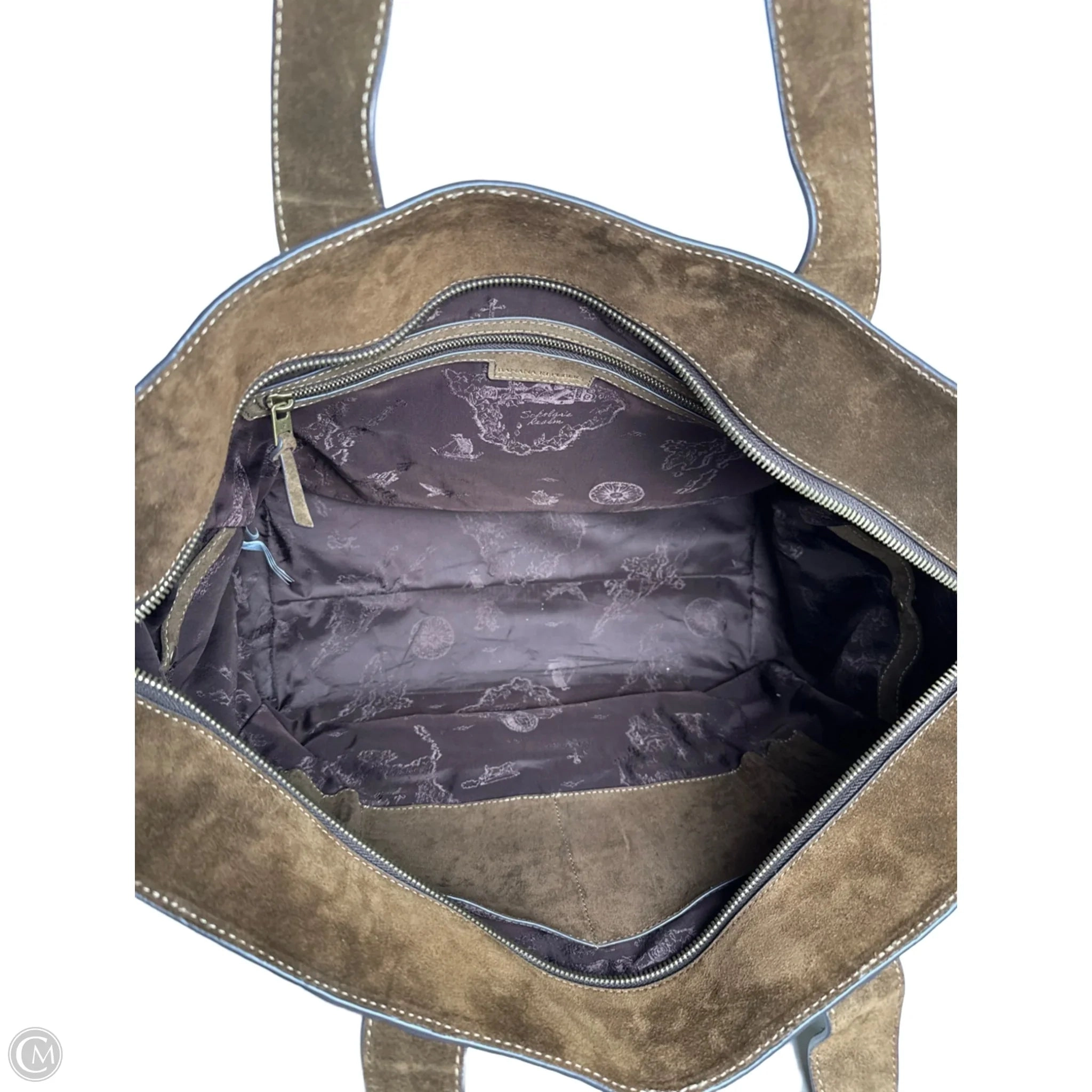 Duffle And Weekender Leather By Banana Republic, Size: Medium