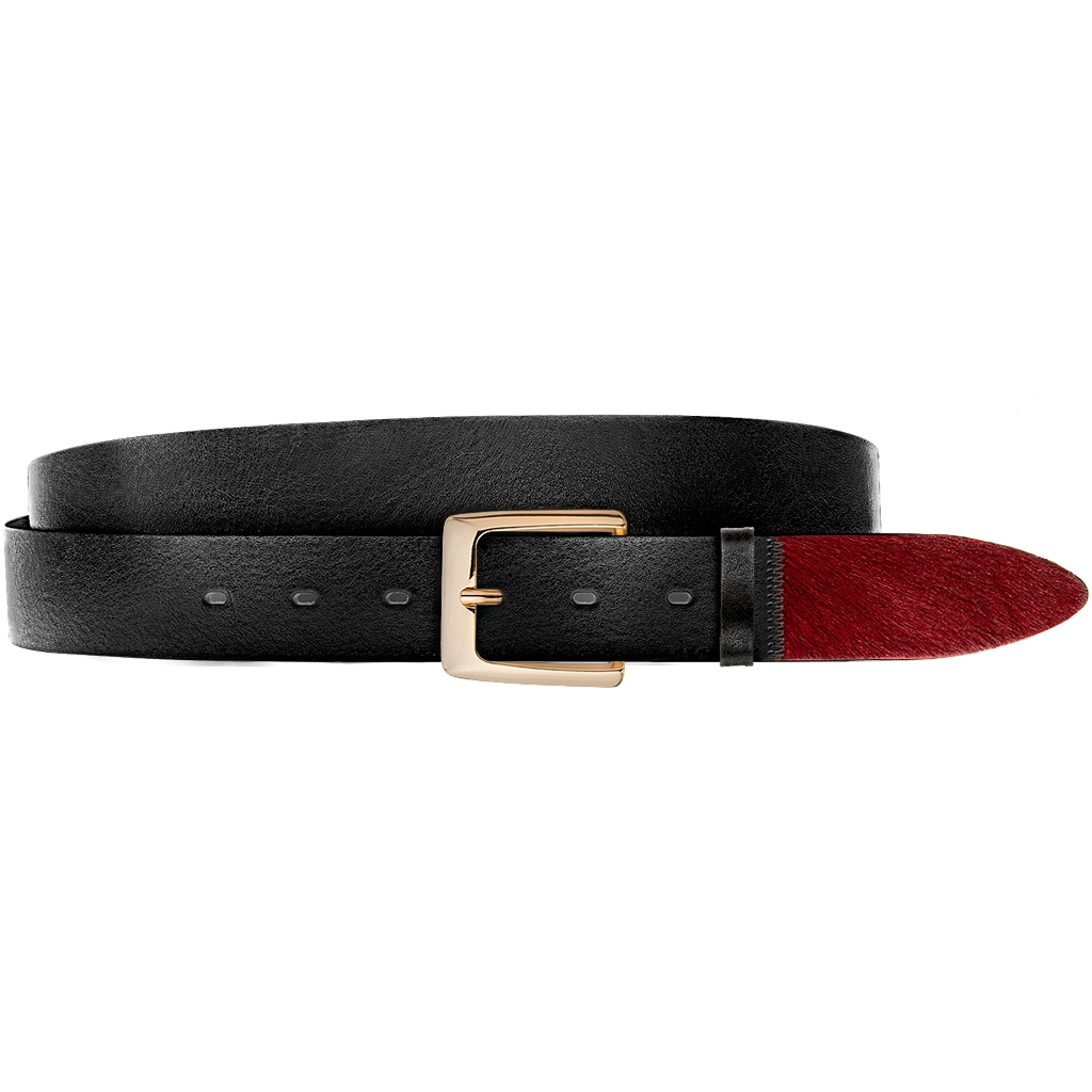 East Meets West Women Black & Burgundy