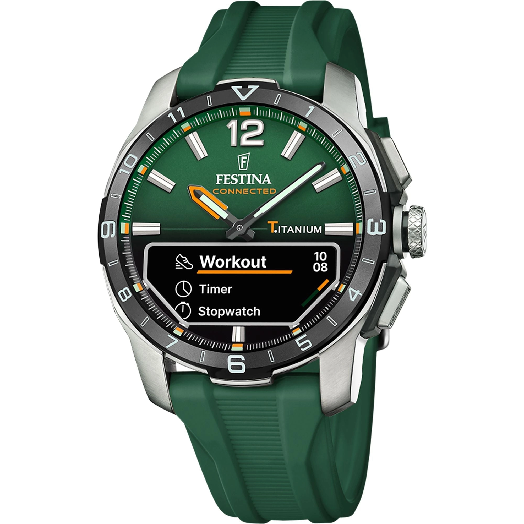 Festina Connected D Rubber Connected (Digital) Mens Watch I Model F23000/2 Digital Movement