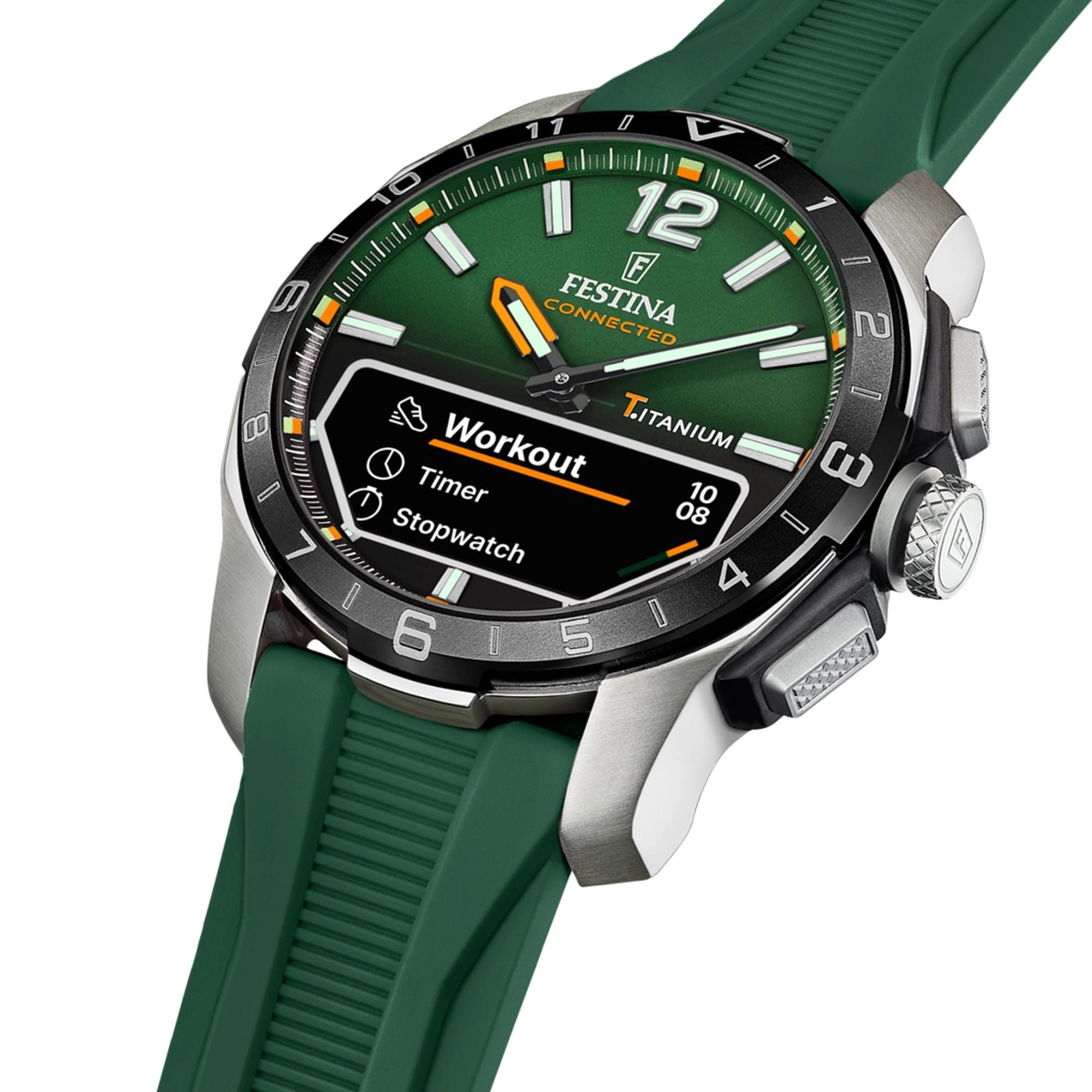 Festina Connected D Rubber Connected (Digital) Mens Watch I Model F23000/2 Digital Movement