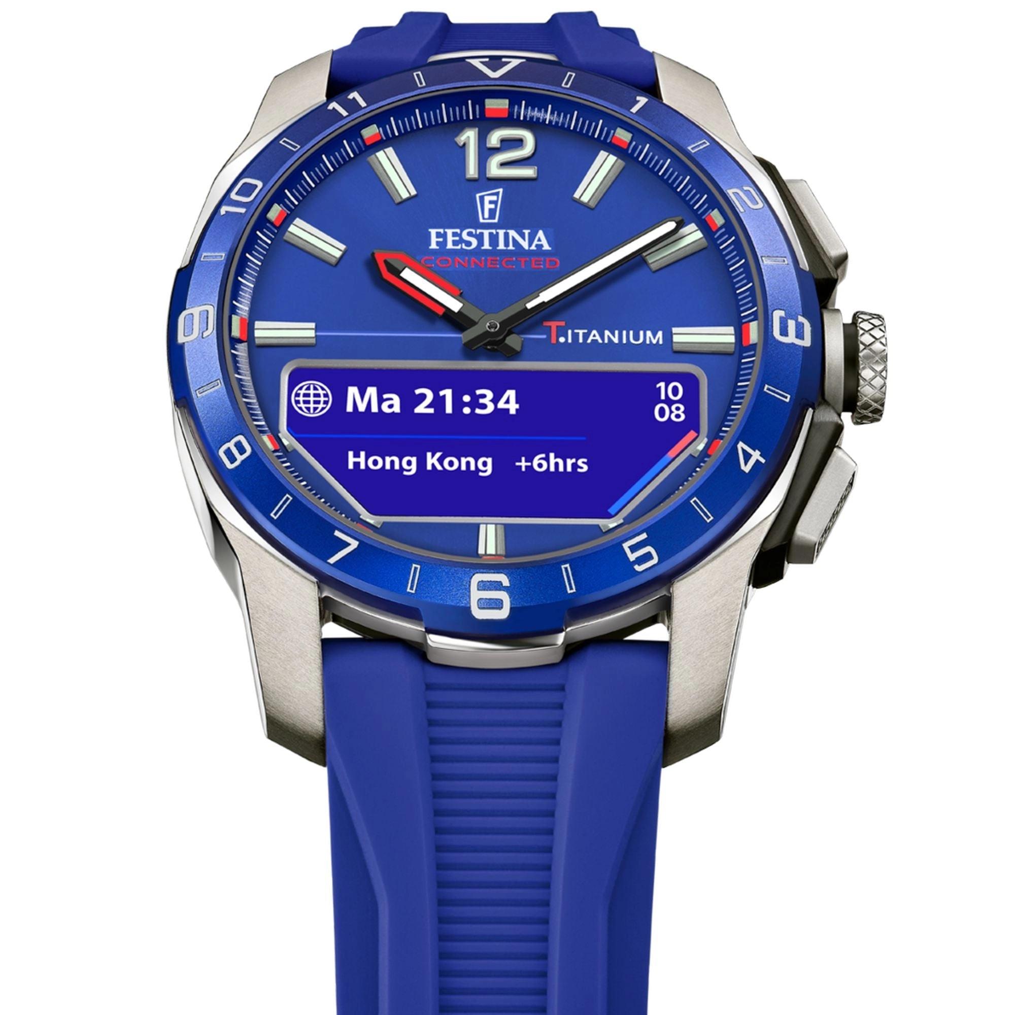 Festina Connected D Rubber Connected (Digital) Mens Watch I Model F23000/3 Digital Movement