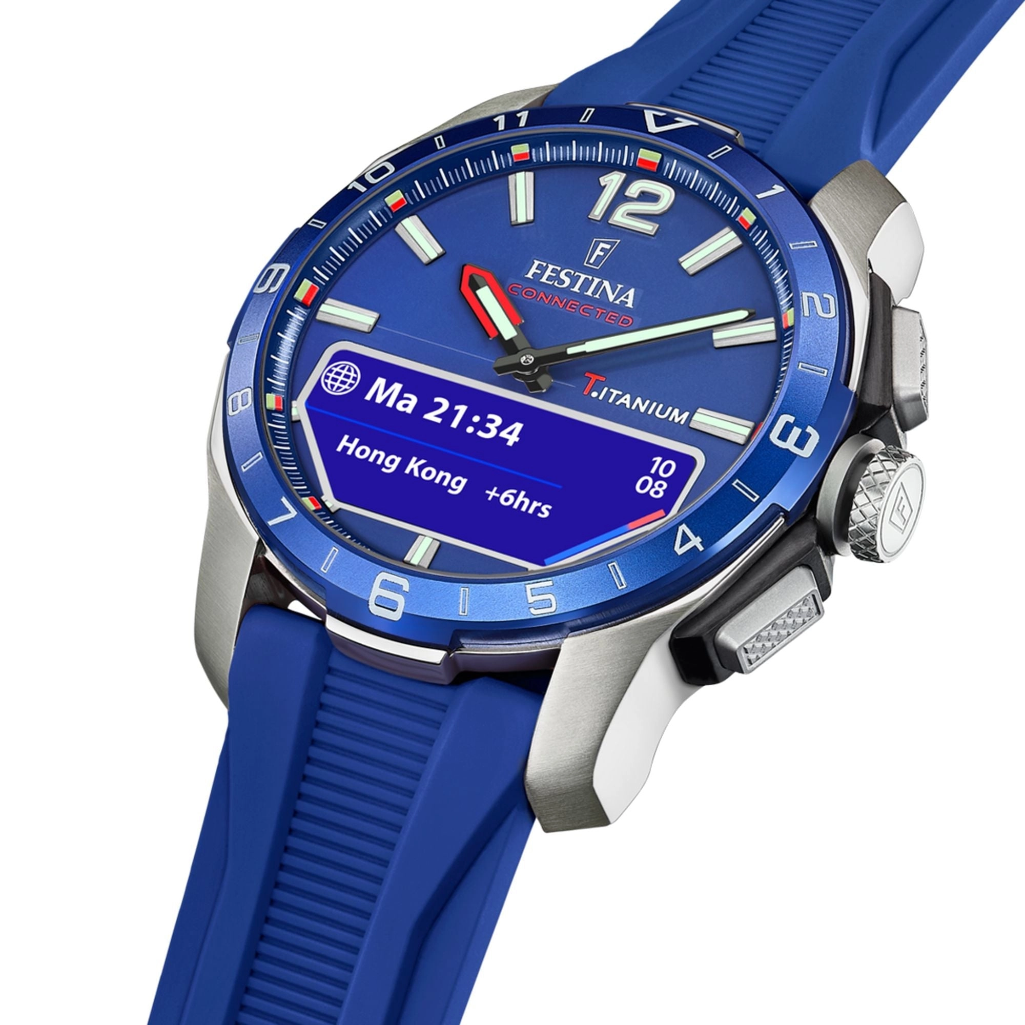 Festina Connected D Rubber Connected (Digital) Mens Watch I Model F23000/3 Digital Movement