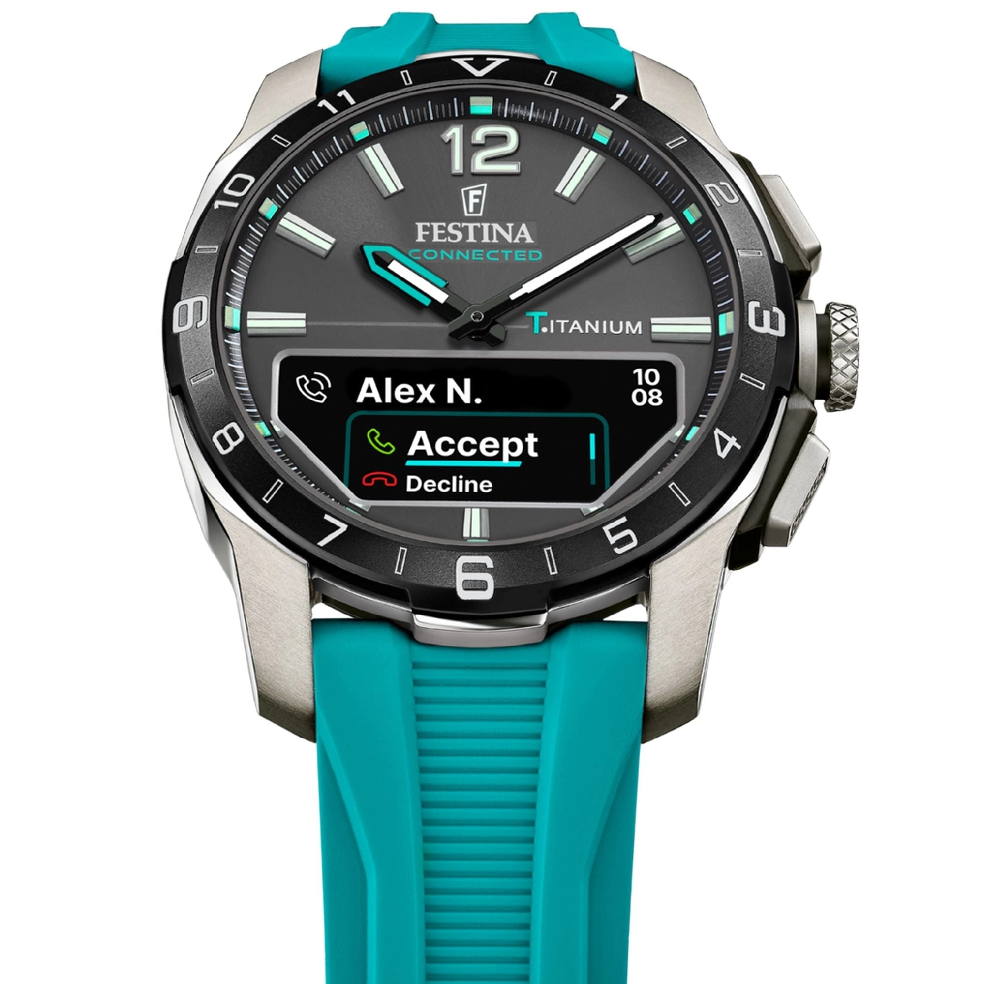 Festina Connected D Rubber Connected (Digital) Mens Watch I Model F23000/5 Digital Movement