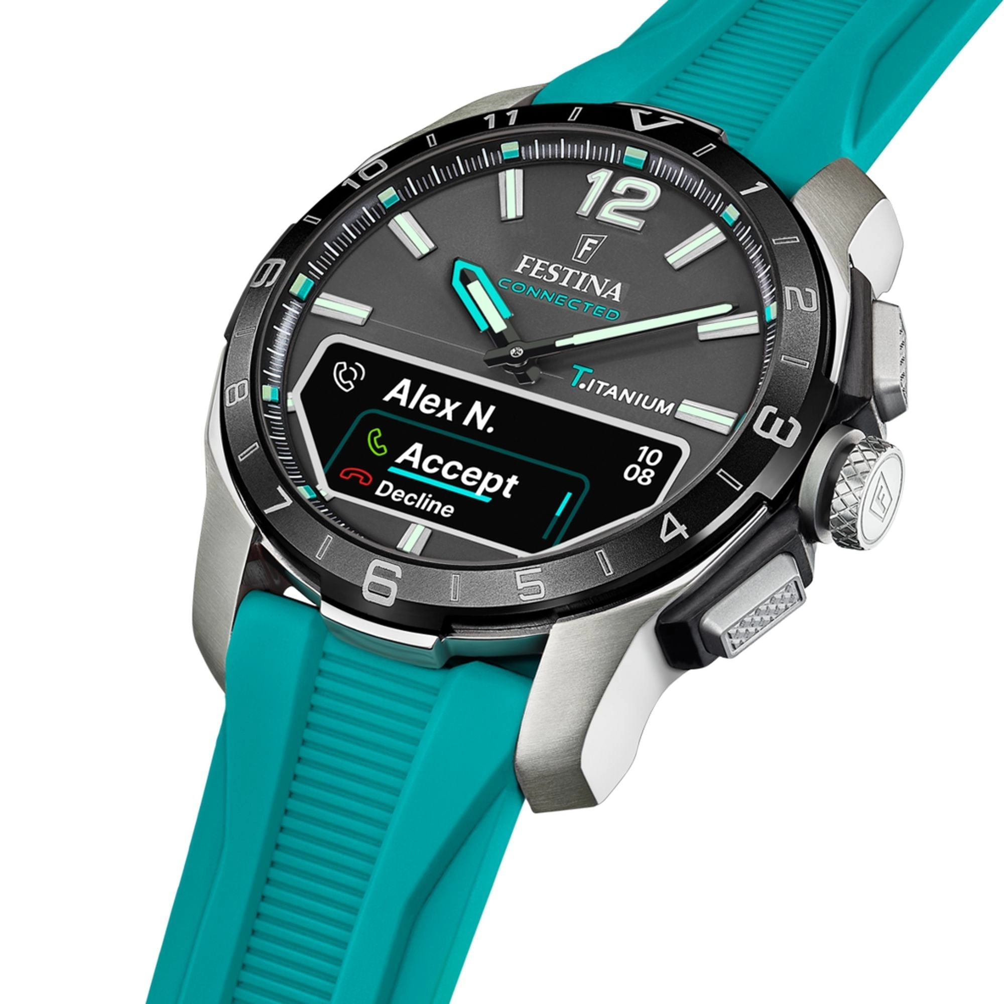 Festina Connected D Rubber Connected (Digital) Mens Watch I Model F23000/5 Digital Movement