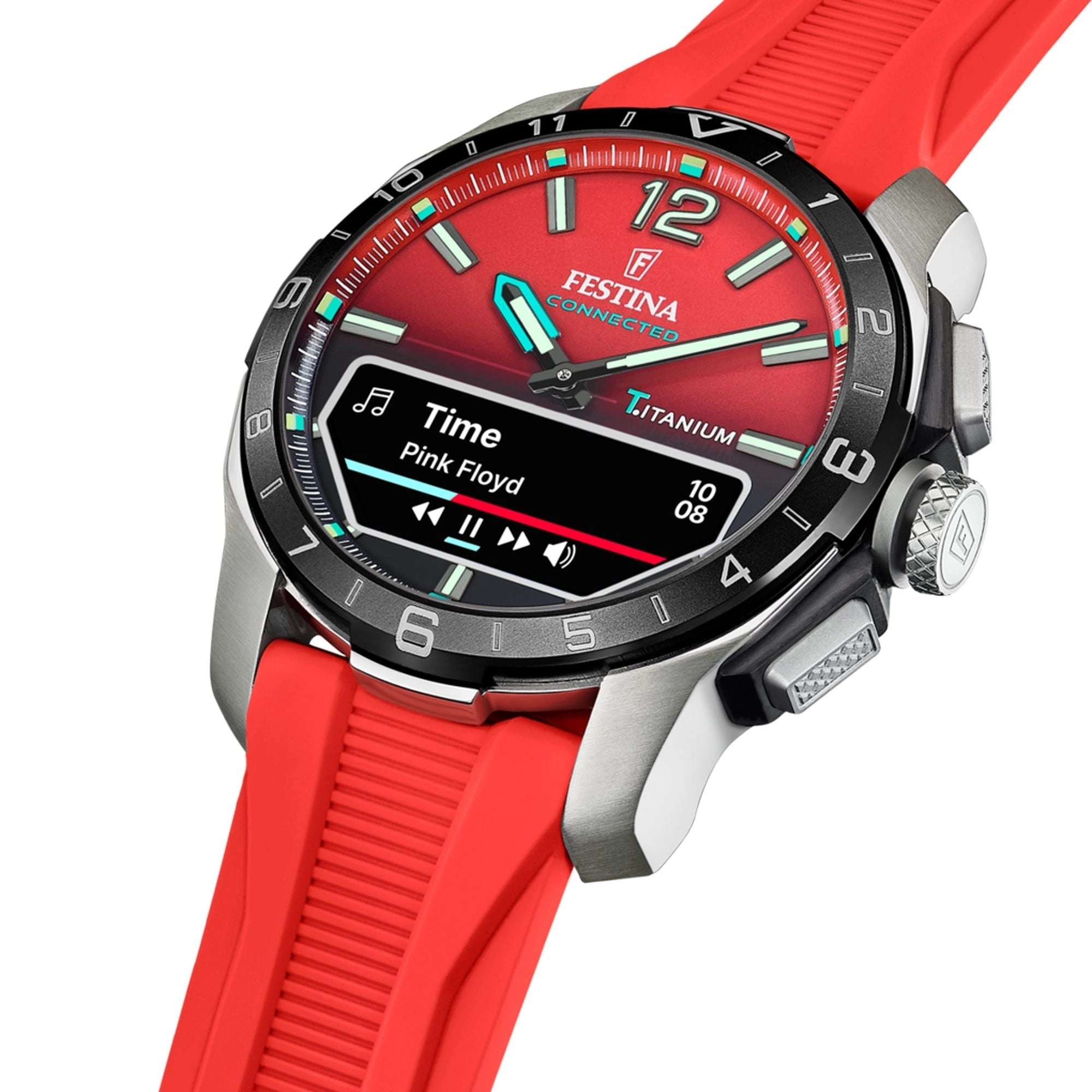 Festina Connected D Rubber Connected (Digital) Mens Watch I Model F23000/6 Digital Movement