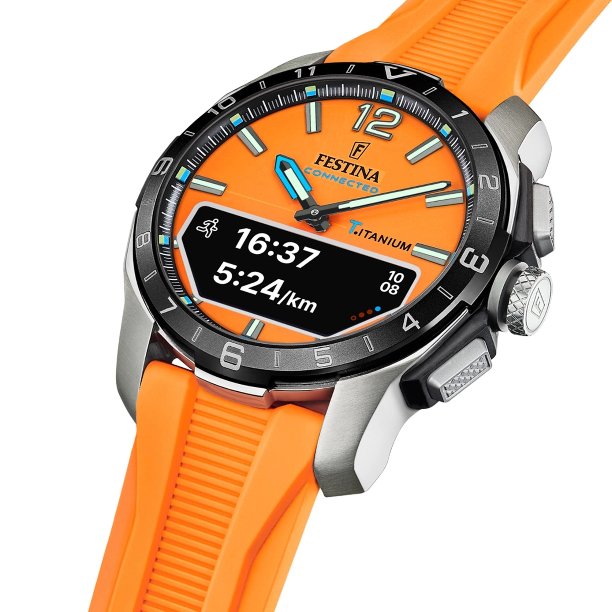 Festina Connected D Rubber Connected (Digital) Mens Watch I Model F23000/7 Digital Movement