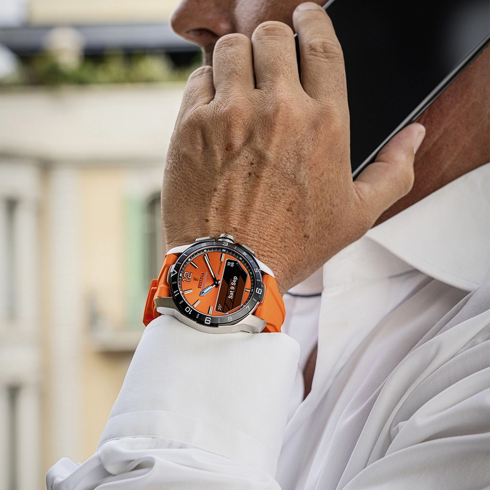 Festina Connected D Rubber Connected (Digital) Mens Watch I Model F23000/7 Digital Movement