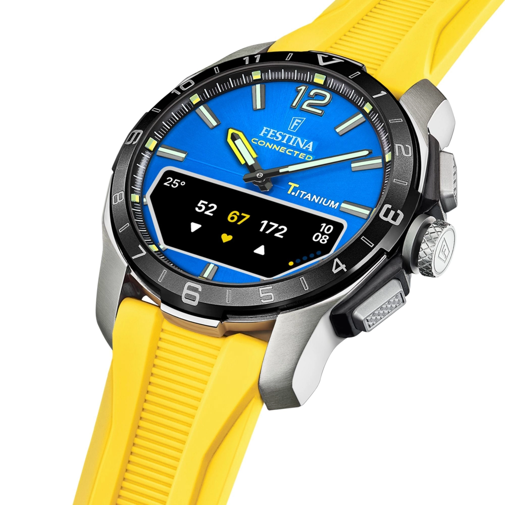 Festina Connected D Rubber Connected (Digital) Mens Watch I Model F23000/8 Digital Movement
