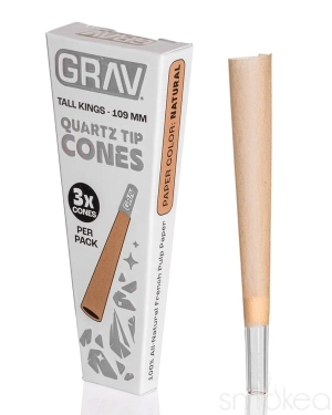 GRAV Tall Kings Quartz Tips Cones (3-Pack)