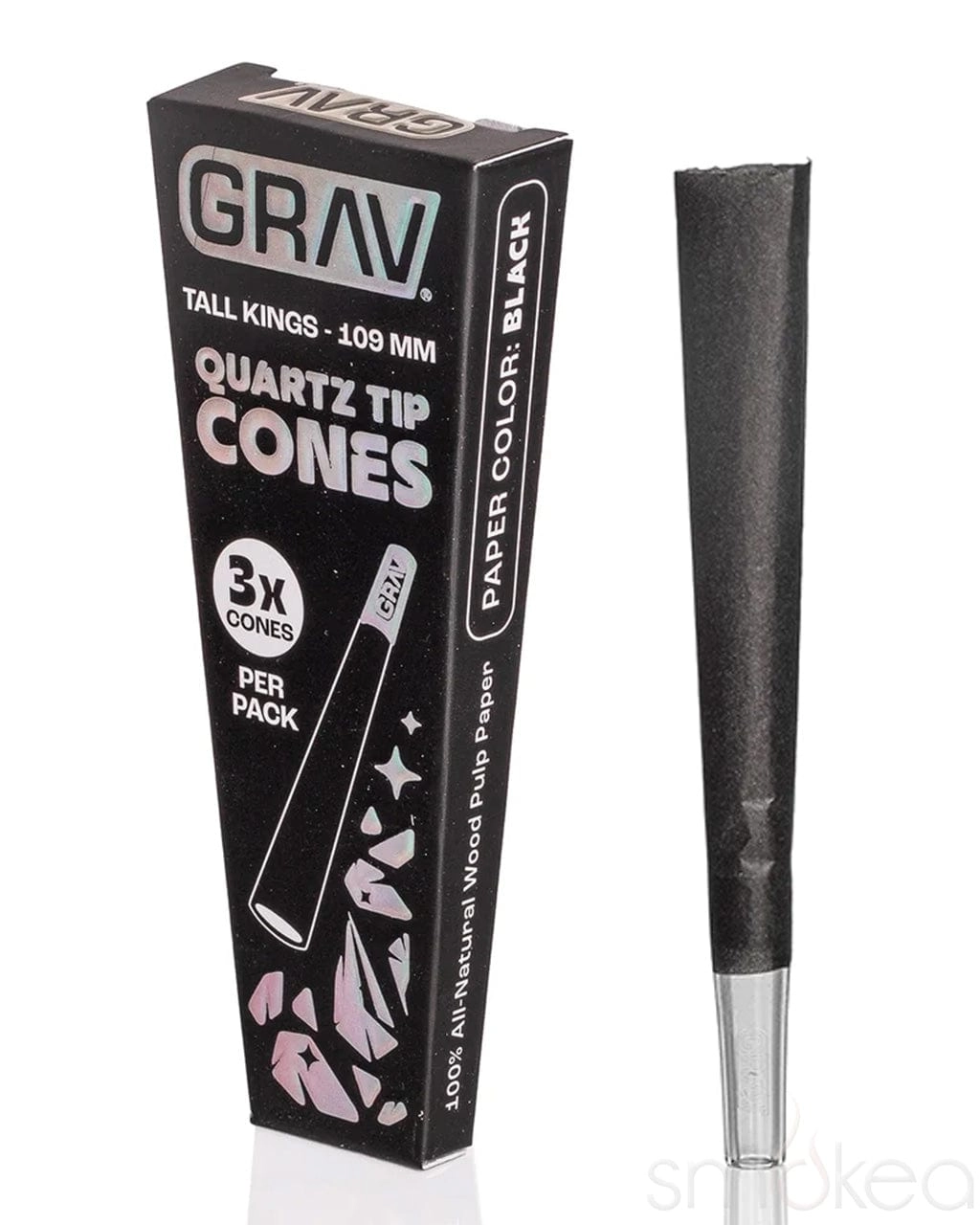GRAV Tall Kings Quartz Tips Cones (3-Pack)