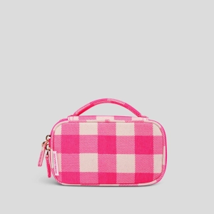Handy Handle Case -- Neon Pink Gingham