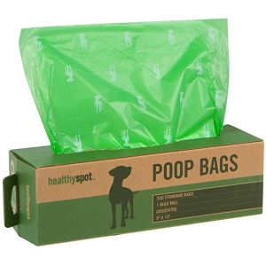 Healthy Spot Unscented Poop Bags - 300 Bag Roll