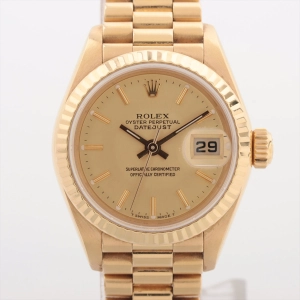 ITEM 34 - Rolex Datejust 26mm 18k Yellow Gold Watch