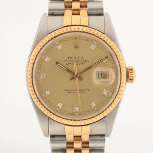 ITEM 36 - Rolex Datejust 36mm Two Toned with Diamonds