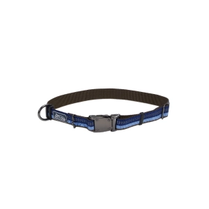 K9 Explorer® Reflective Adjustable Dog Collar, Blue Large