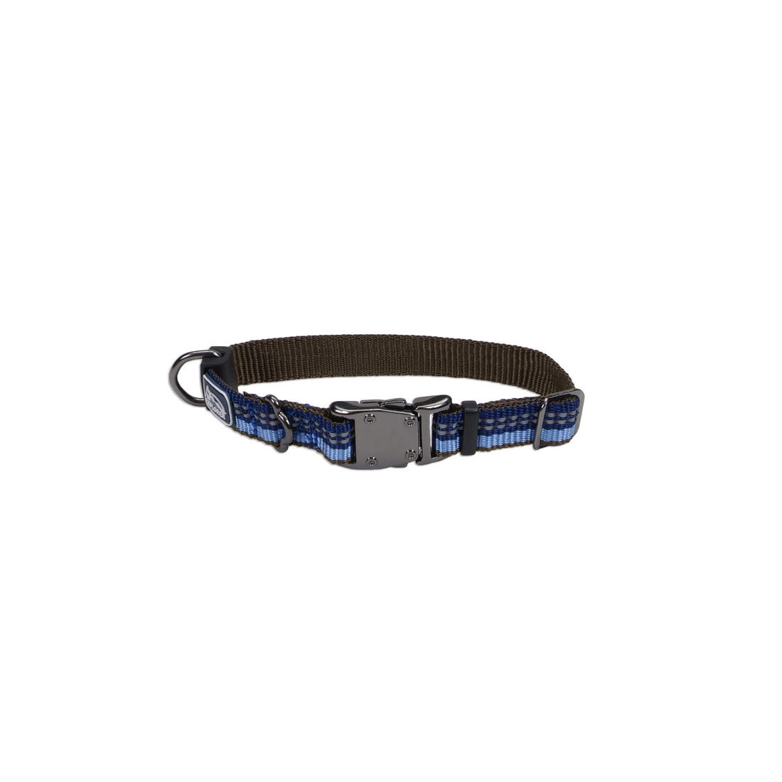 K9 Explorer® Reflective Adjustable Dog Collar, Blue Small