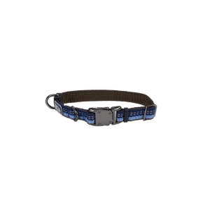 K9 Explorer® Reflective Adjustable Dog Collar, Blue Small