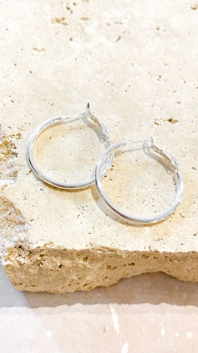 Leni Hoops - Silver