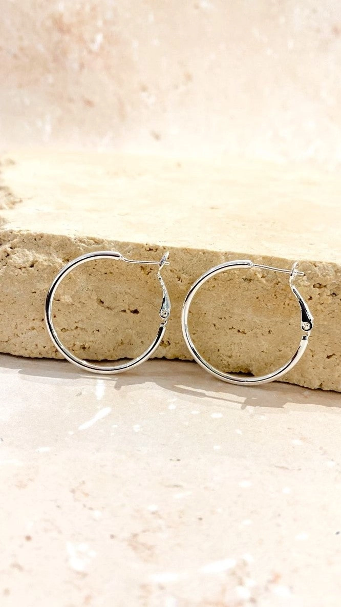 Leni Hoops - Silver