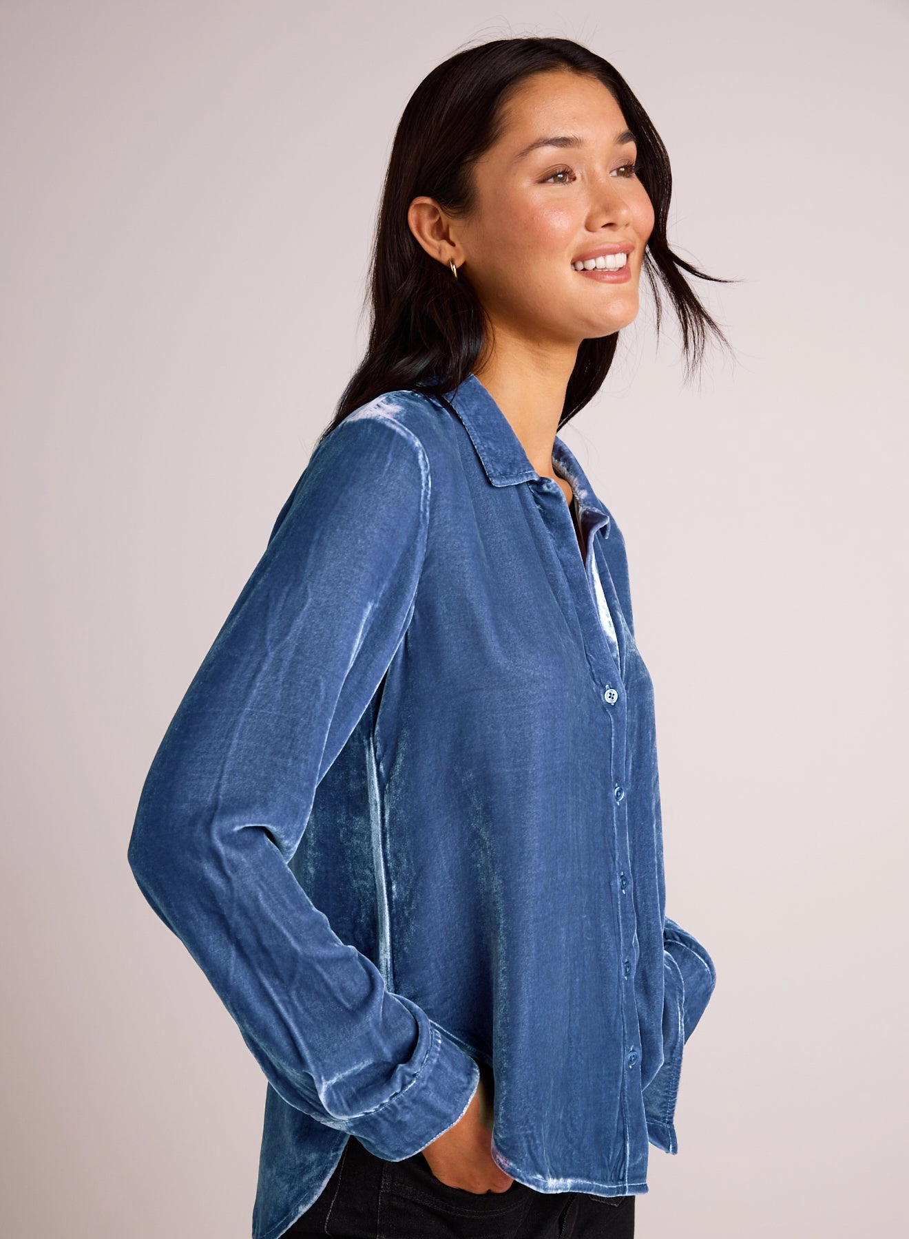 Long Sleeve Clean Shirt - Nordic Blue