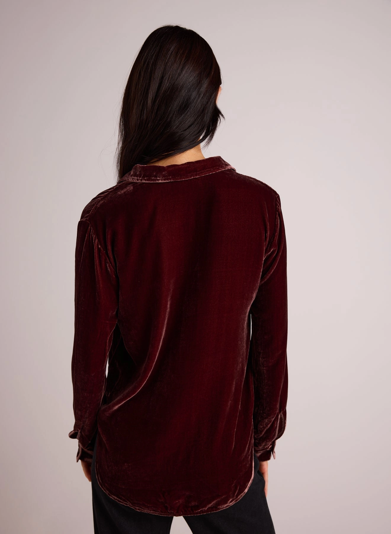 Long Sleeve Clean Shirt - Winter Rouge