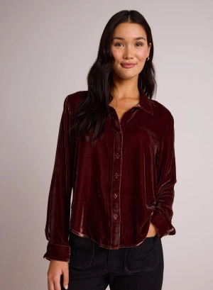 Long Sleeve Clean Shirt - Winter Rouge