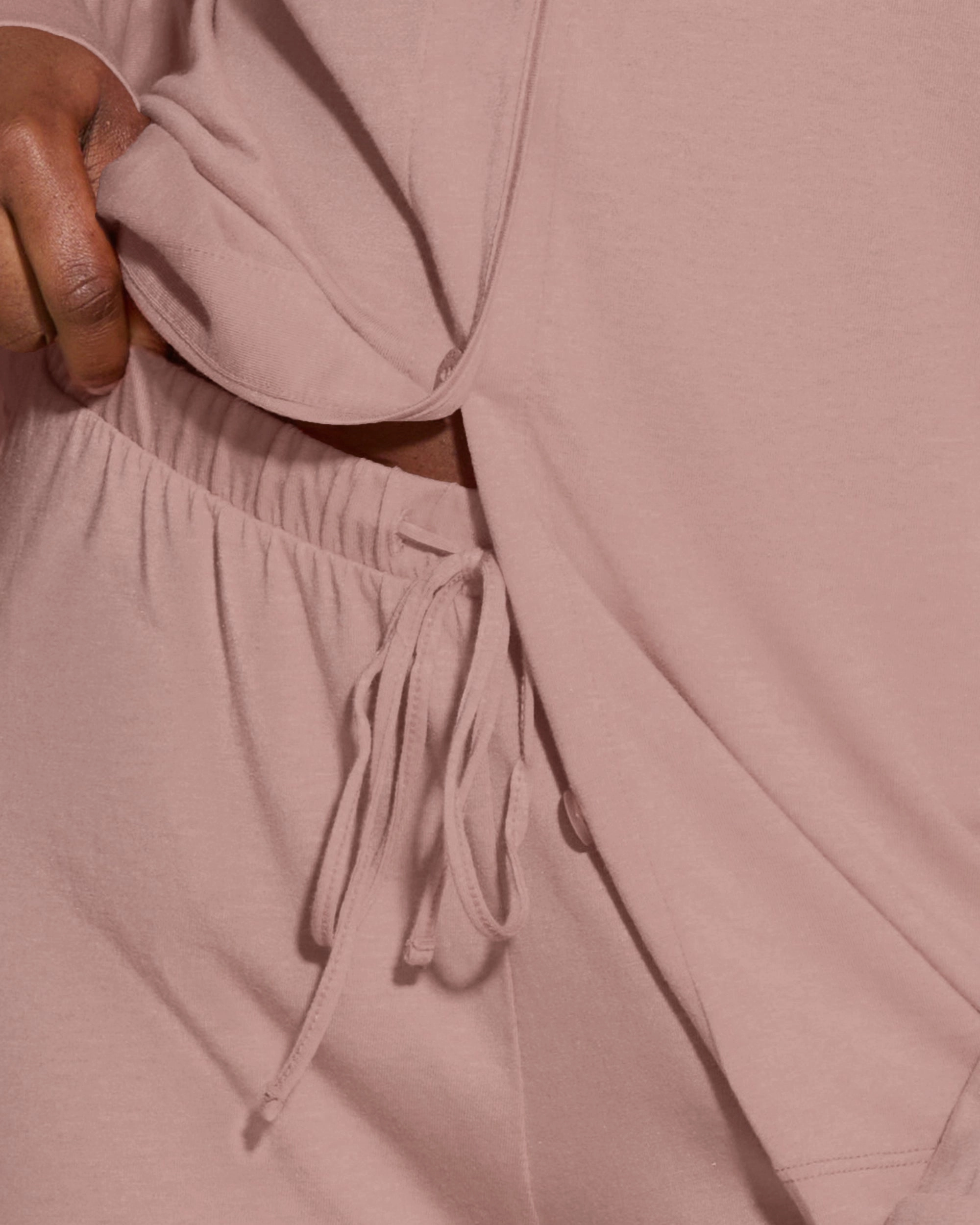 Long Sleeve Top & Boxer Pajama Set