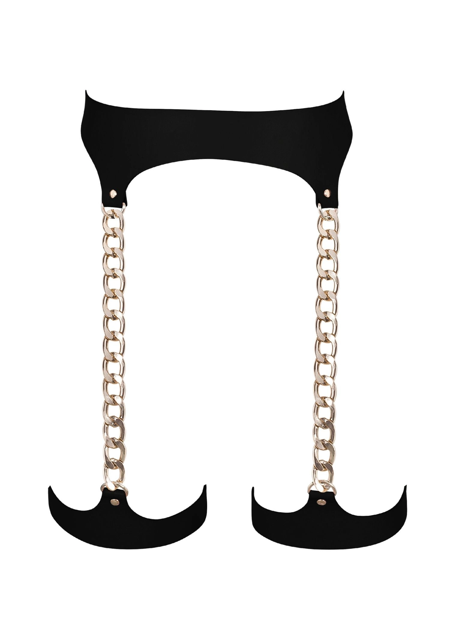 Lotus Thigh Harness (Black/Gold)