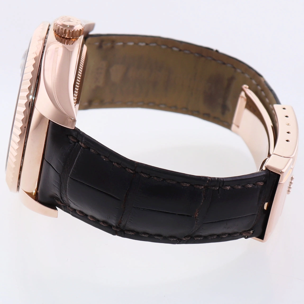 MINT PAPERS Rolex Sky-Dweller Rose Gold 326135 42mm Chocolate Watch Box
