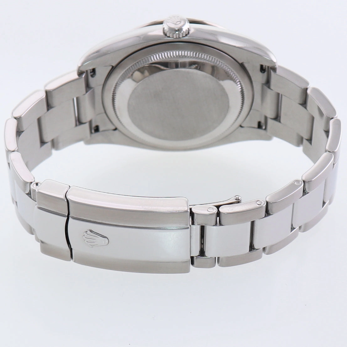 MINT Rolex DateJust Turn-O-Graph 116264 Steel Black White Gold Fluted Watch Box