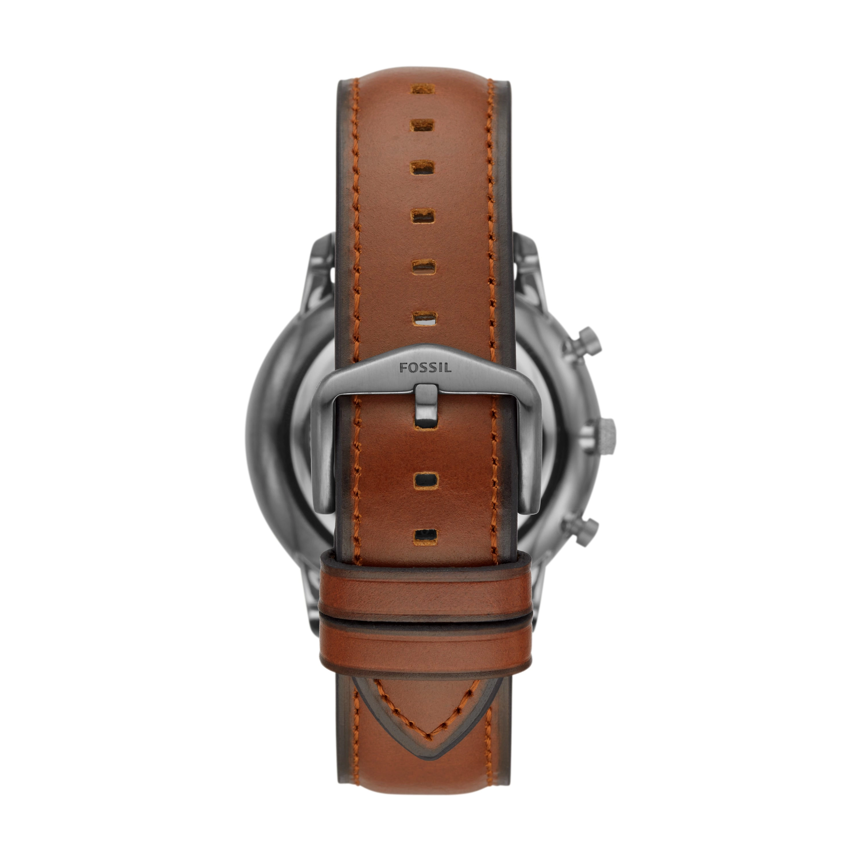 Neutra Chronograph Amber Leather Watch