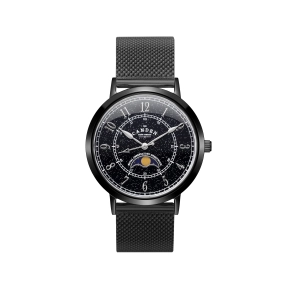 No.27 Moonphase Black, Black and Mesh
