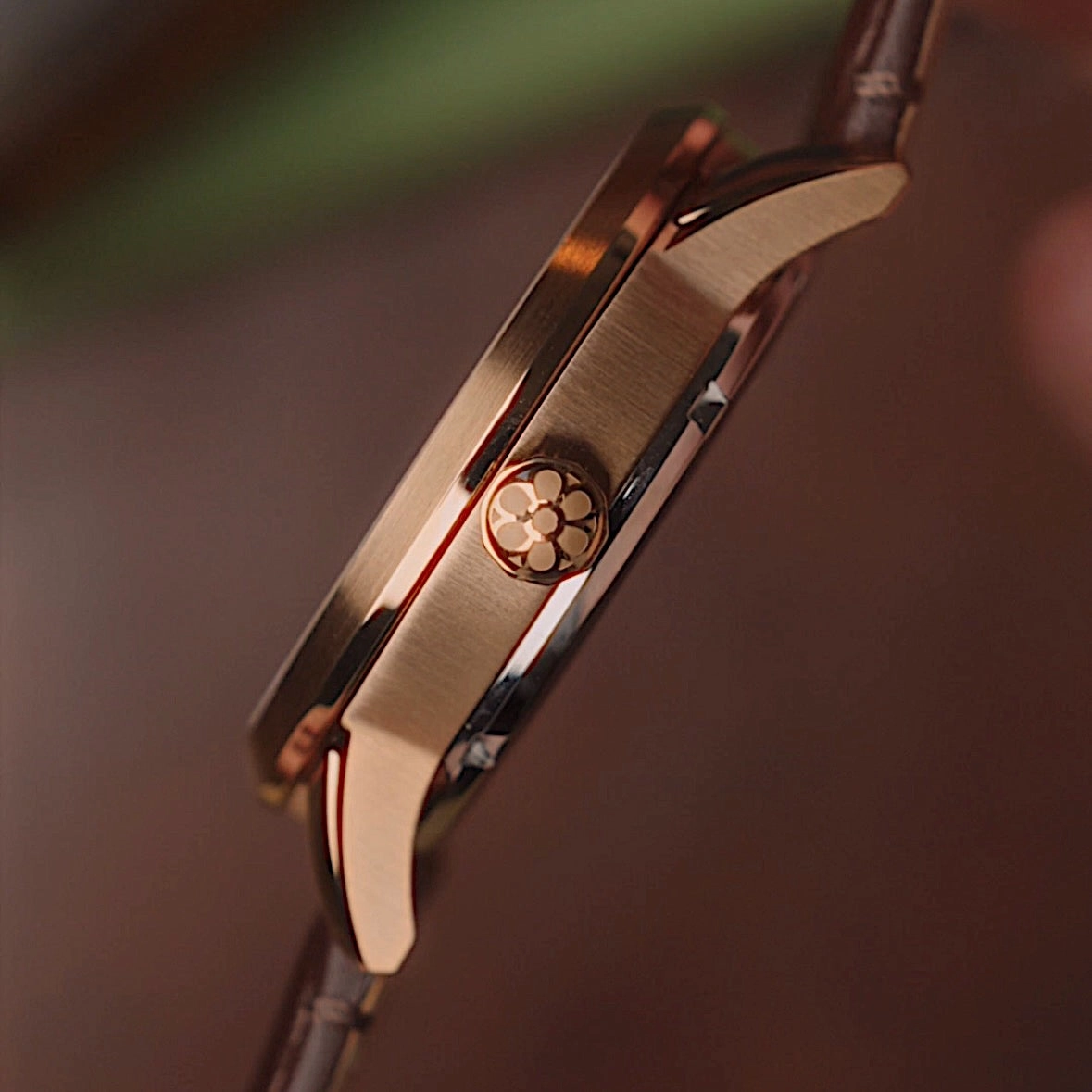 No.29 Automatic Rose Gold, Green and Brown