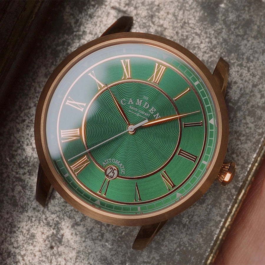 No.29 Automatic Rose Gold, Green and Brown