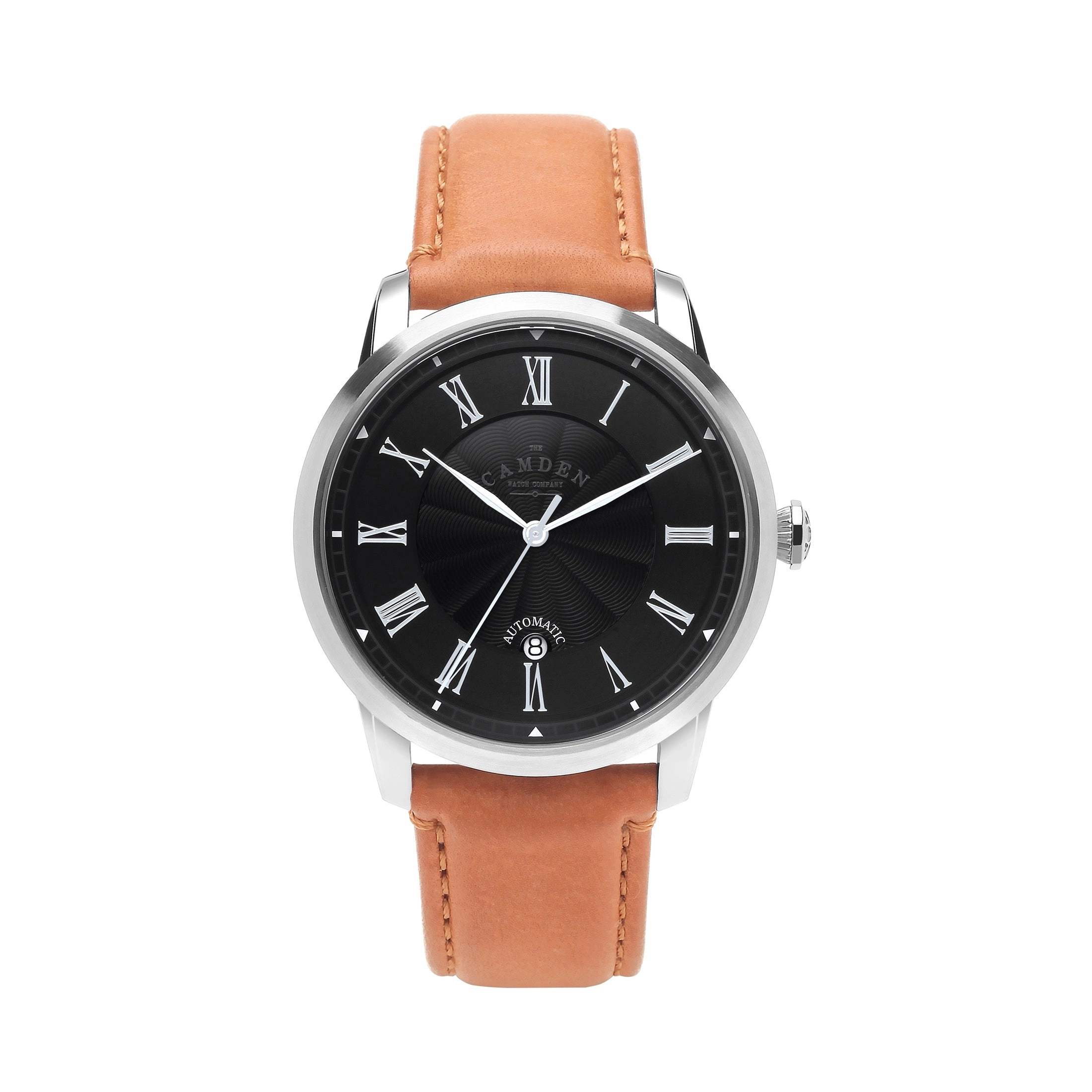 No.29 Automatic Steel, Black and Tan